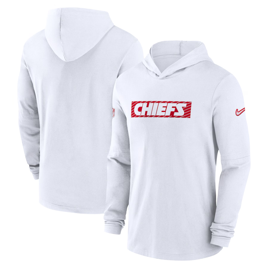 Men Kansas City Chiefs white 2024 Nike NFL Hoodie->houston texans->NFL Jersey